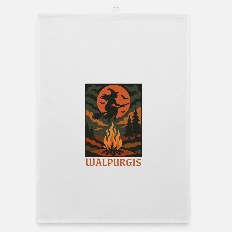 Walpurgis night Organic dish towel