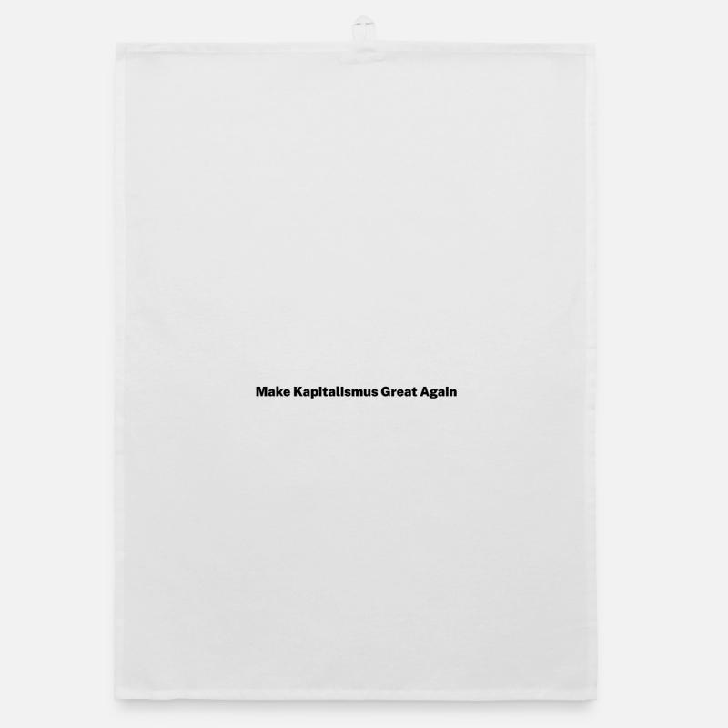 Make Kapitalism Great Again Organic Geschirrtuch