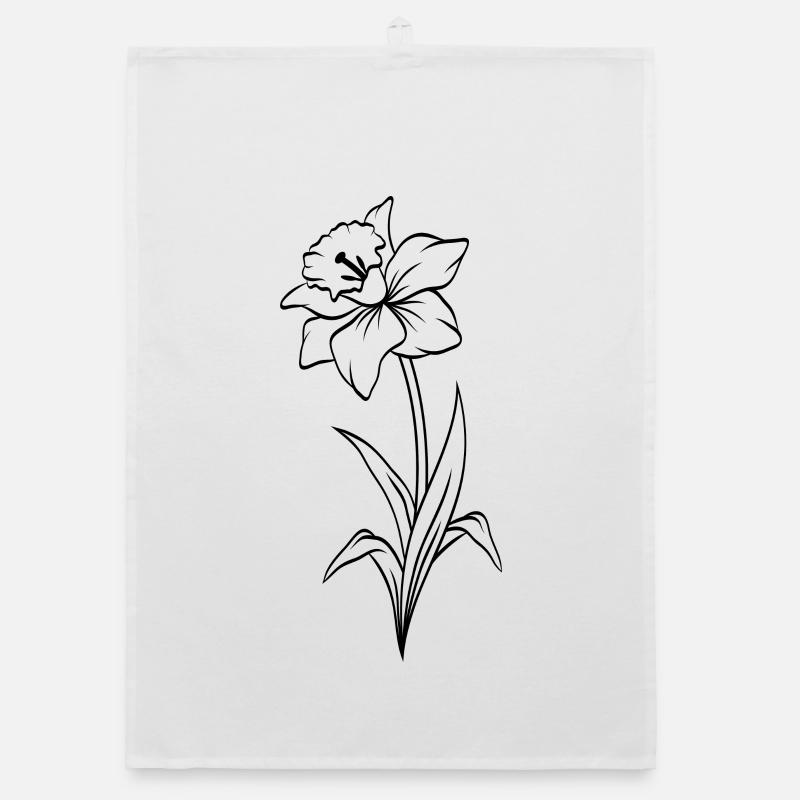 Narcissus Organic dish towel