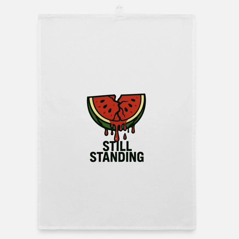 Pastèque - Toujours debout Torchon bio