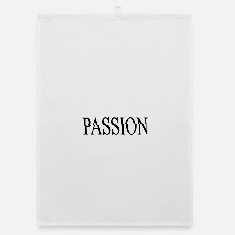 PASSION – Design minimaliste statement Torchon bio