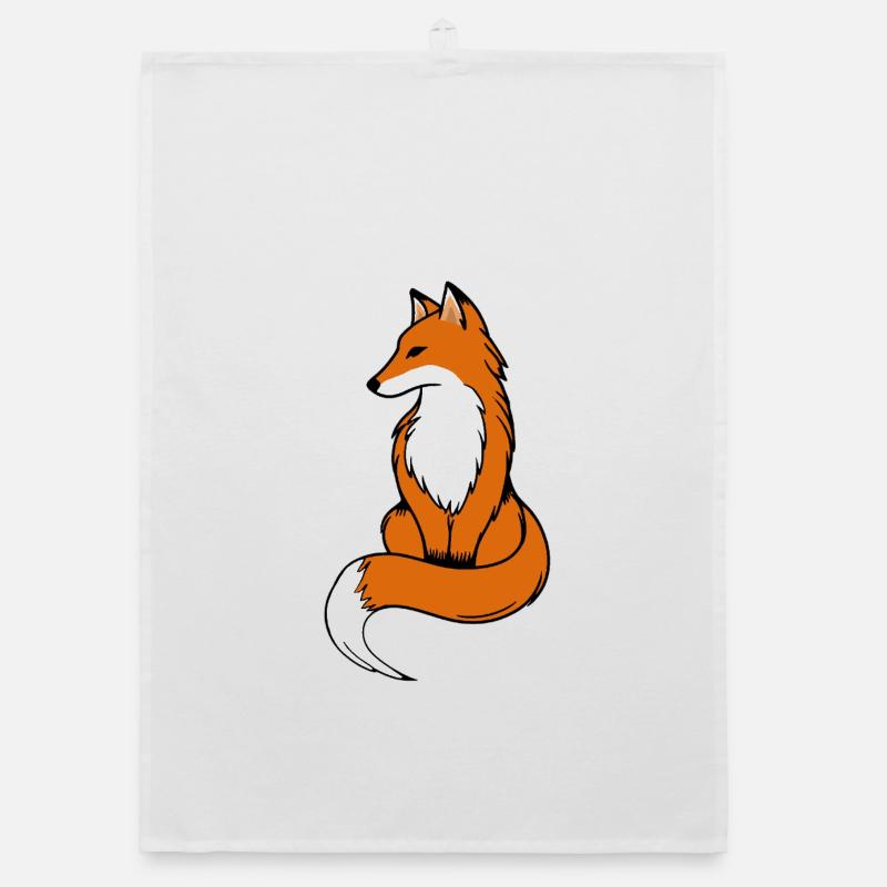 Fox Organic dish towel