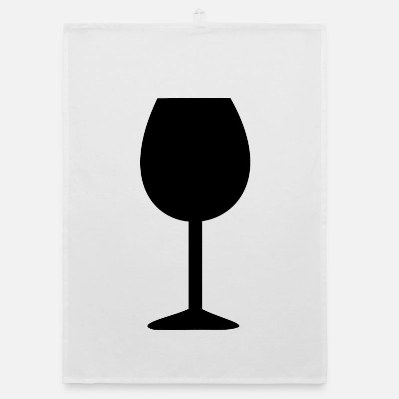 Weinglas, Wein Organic Geschirrtuch