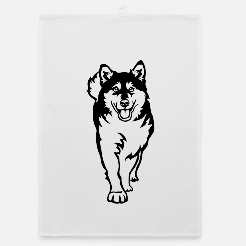 Alaskan Malamute Organic Geschirrtuch