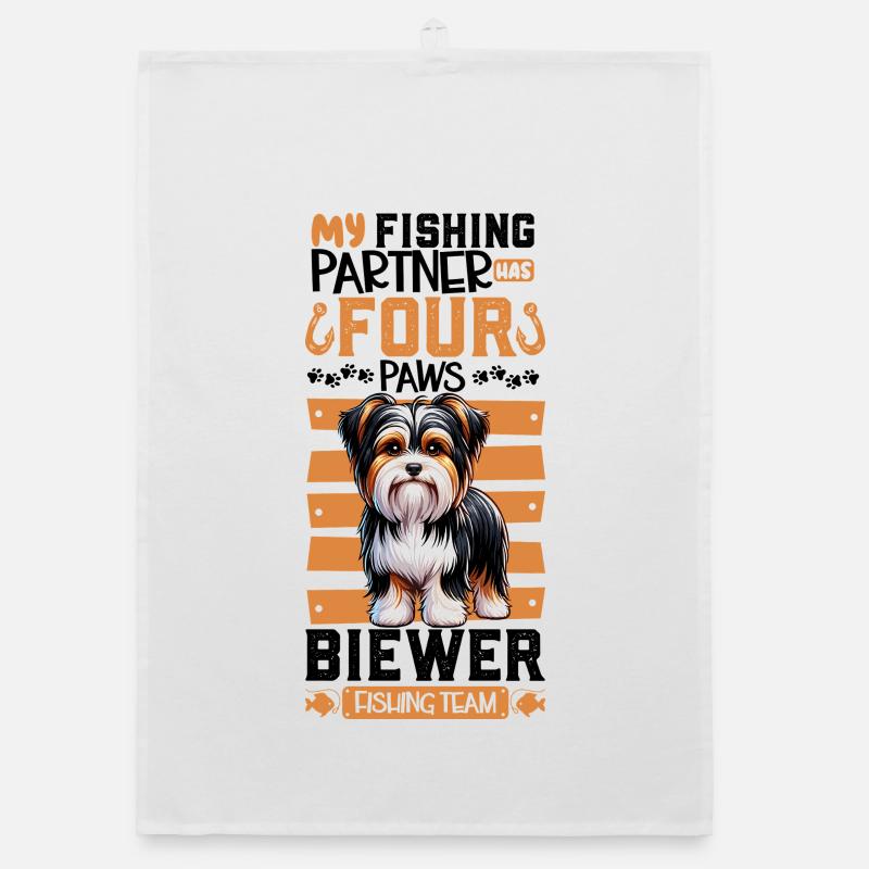 Terriers de pêche et Biewer Torchon bio