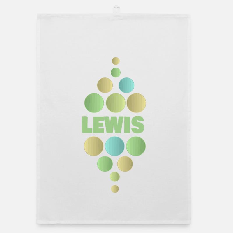 First name Lewis Organic dish towel