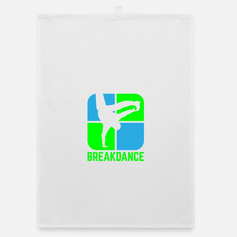 Breakdance Organic Geschirrtuch