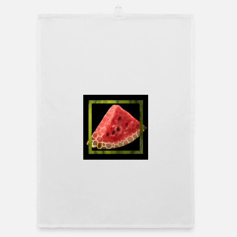 Abstract Watermelon Organic dish towel