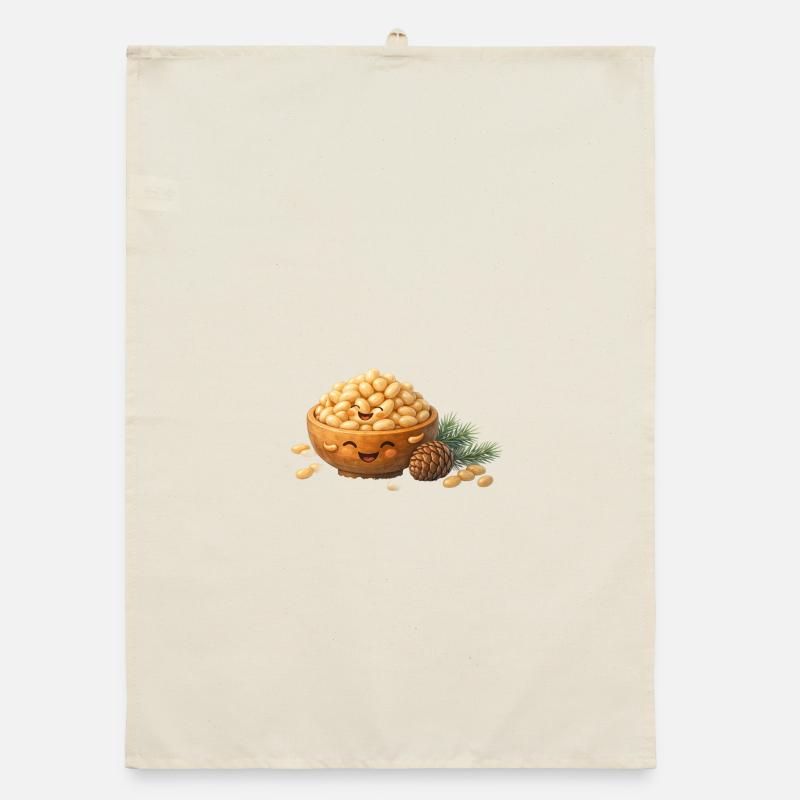 Pine nuts Organic dish towel