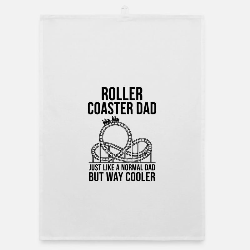 Dad Roller Coaster | A cooler Carreéman dad Organic dish towel