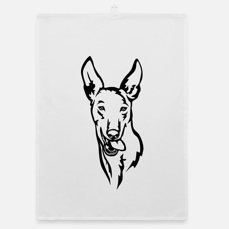 Podenco Head Organic dish towel