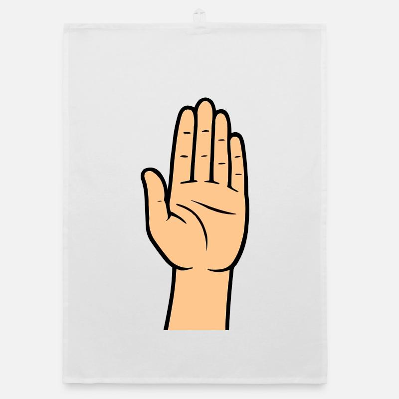 Hand Comic Organic Geschirrtuch