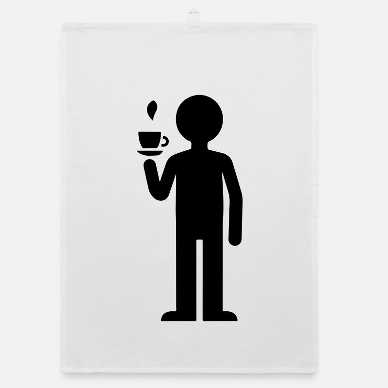 Kaffee Trinken Organic Geschirrtuch