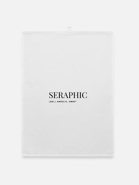 Séraphique - Torchon bio - blanc