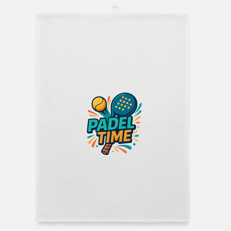 Explosion de couleurs du temps du Padel Torchon bio