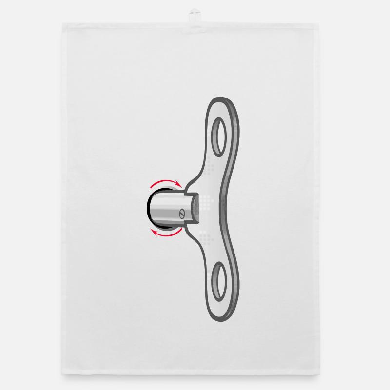 Une clé à l’arrière Torchon bio