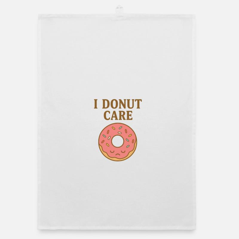 Ich kümmere mich um Donuts Organic Geschirrtuch