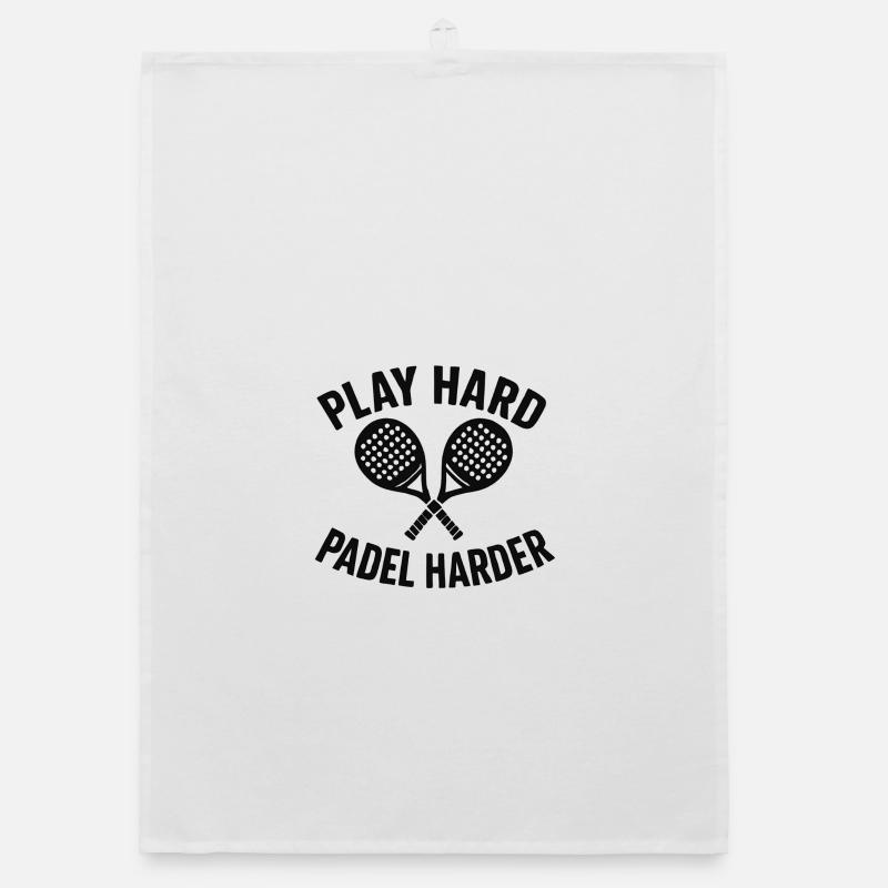 Play Hard Padel Harder Organic Geschirrtuch