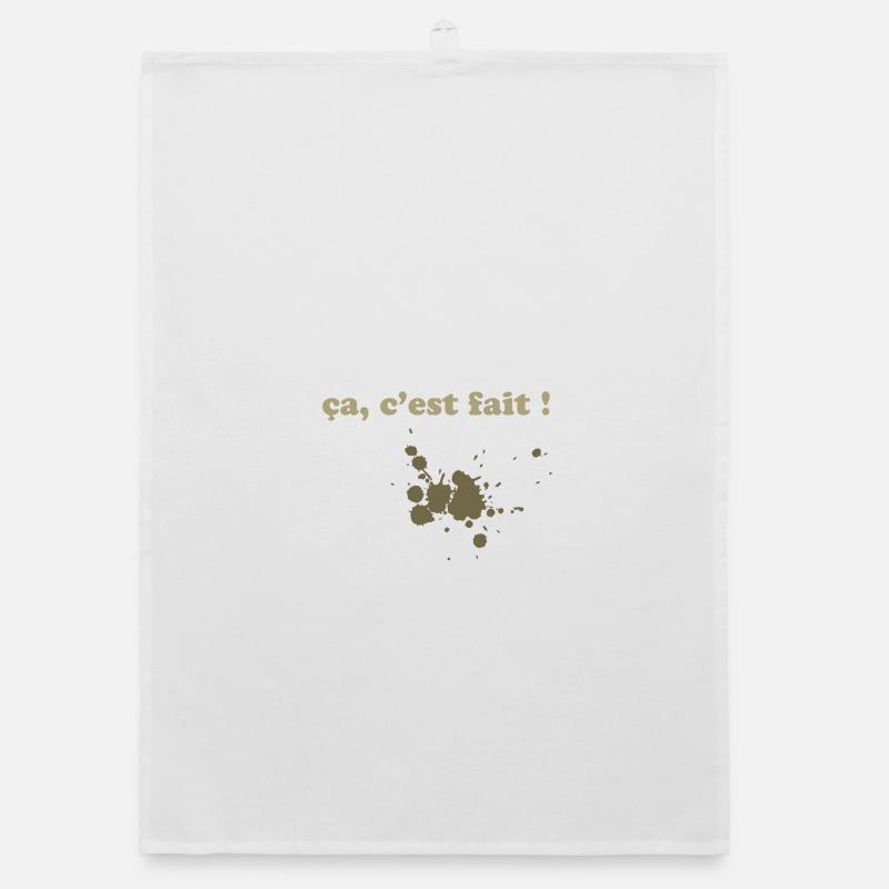 Ça c'est fait ! Maladresse et taches marrons  Torchon bio