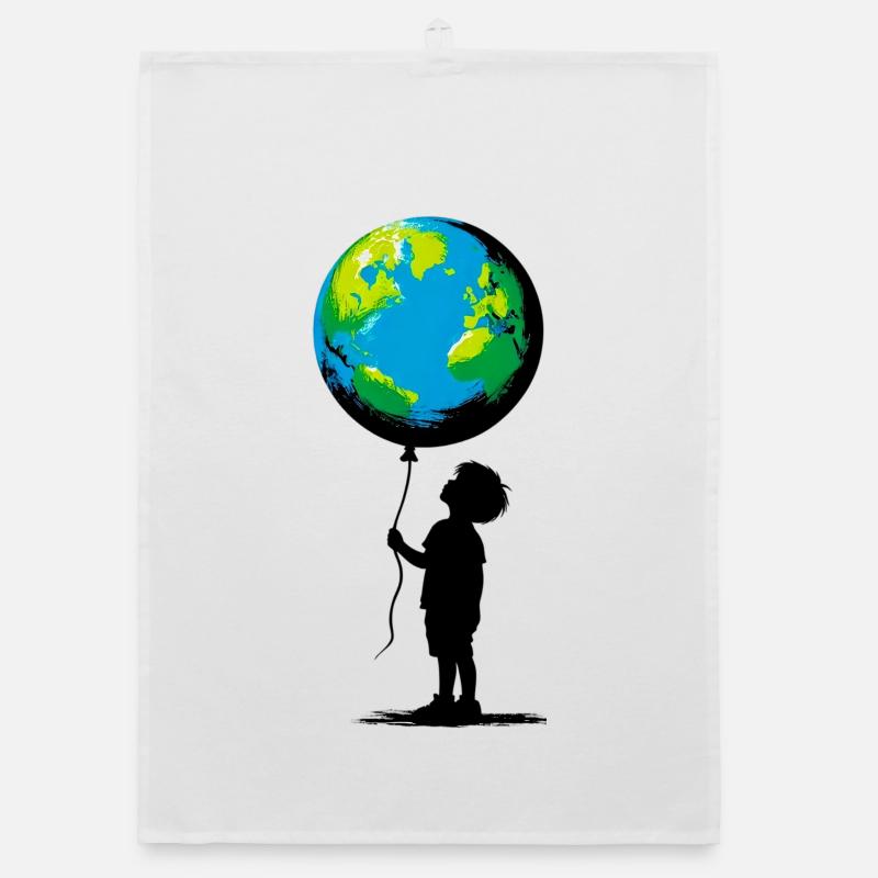 Planet Earth Organic dish towel