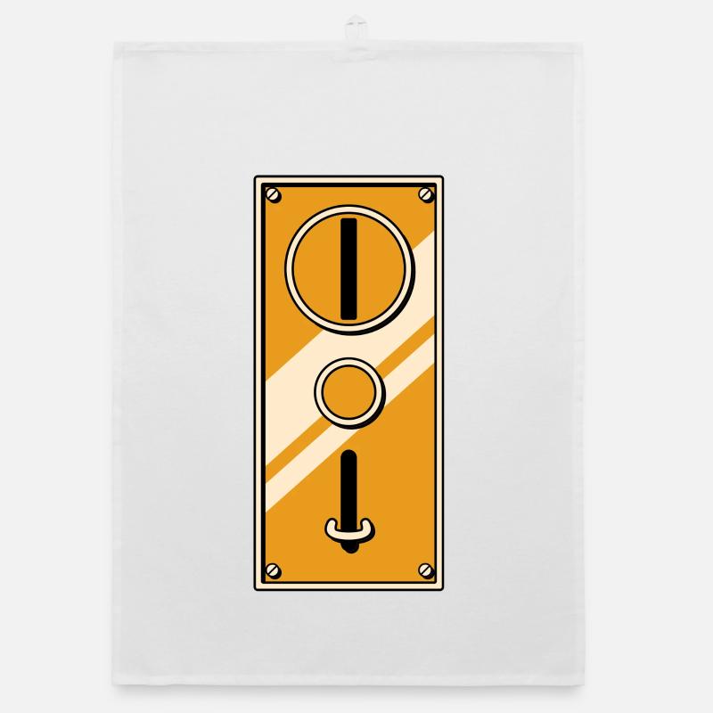 Panneau de machine à sous Arcade Coin Torchon bio