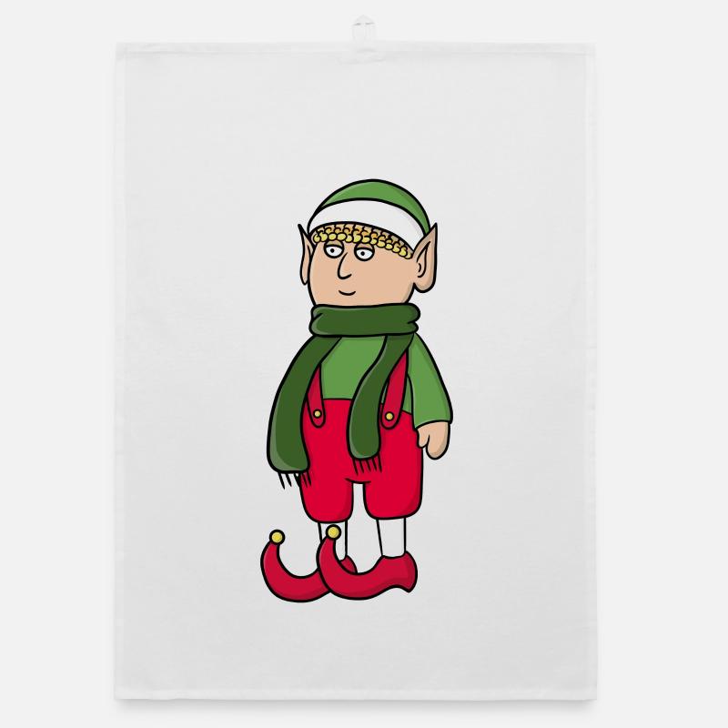 Ready for Christmas Organic dish towel