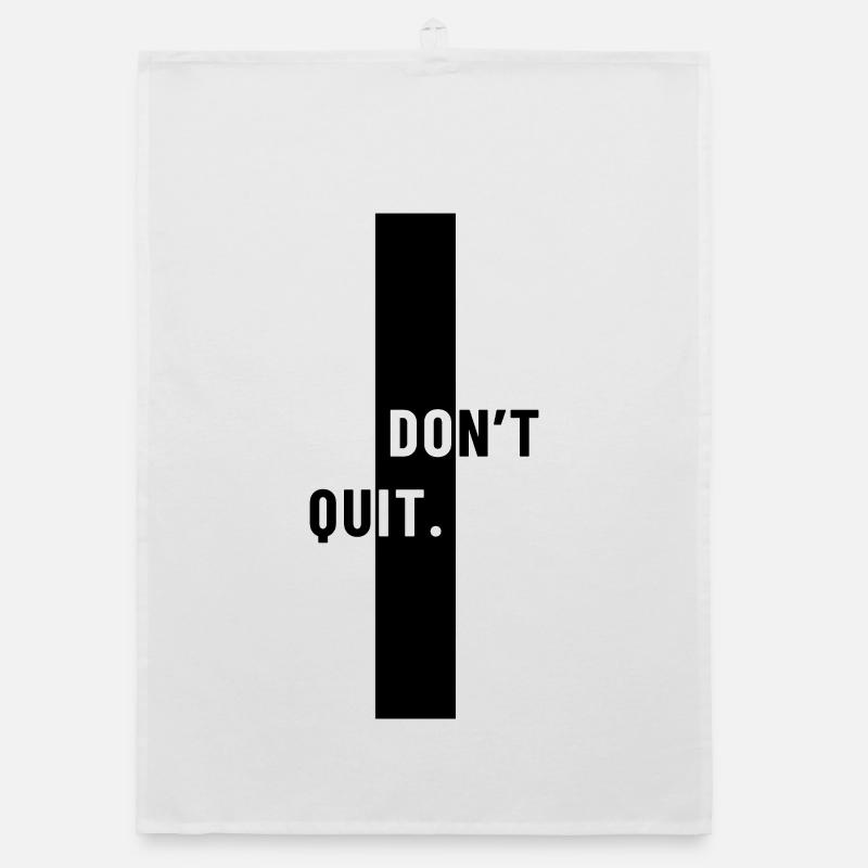 Don't quit Organic dish towel