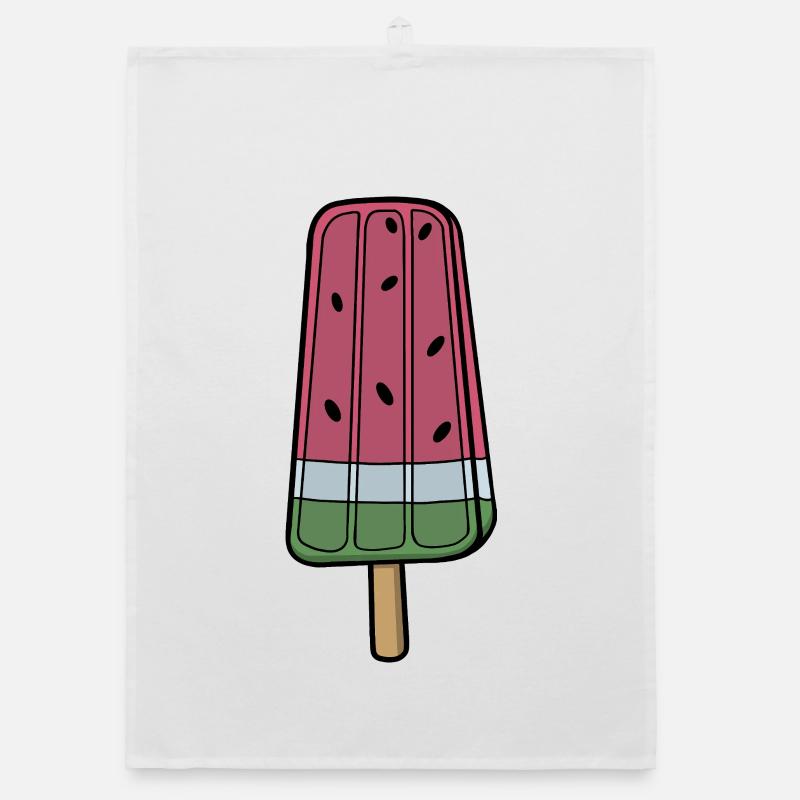 Joyeuse pastèque Frozen pop Torchon bio