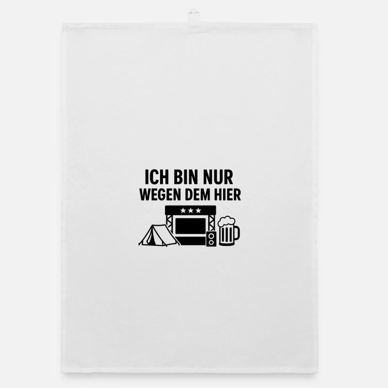 I'm just here Organic dish towel