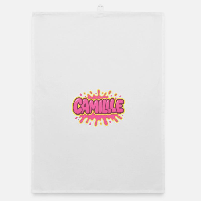 Graffiti Camille Name Gift Ideal Printable s Organic dish towel
