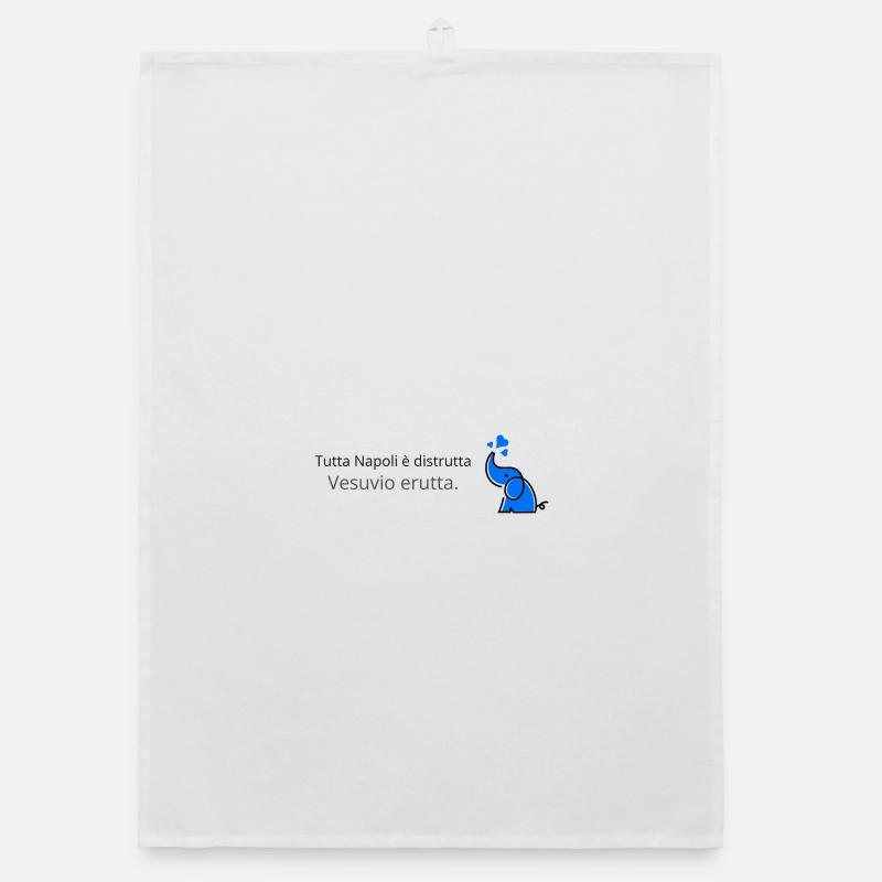 Mount Vesuvius Organic dish towel