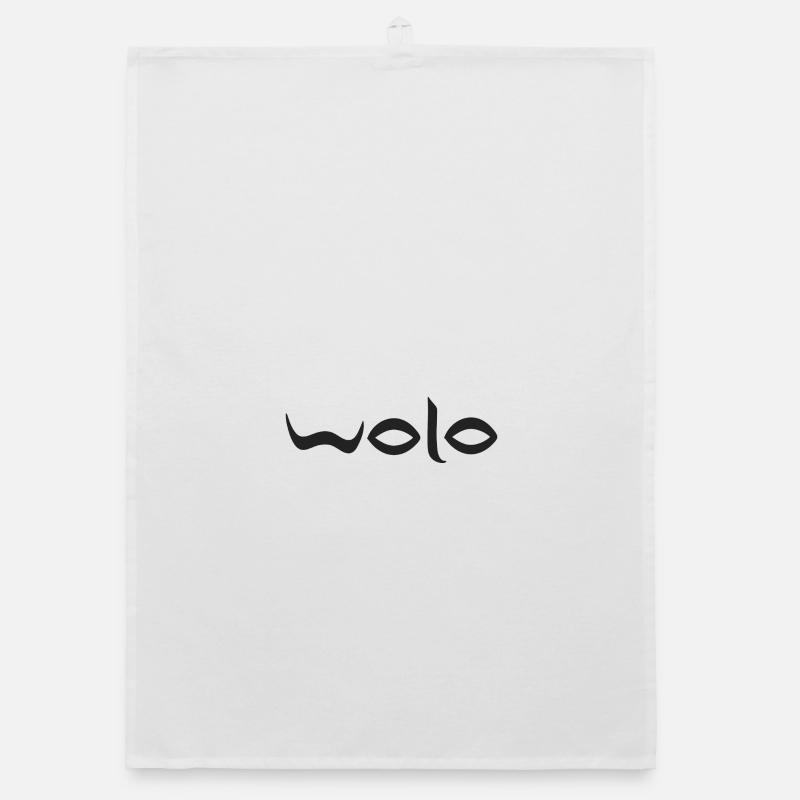 Abstract Stylized Eyes Logo Organic dish towel