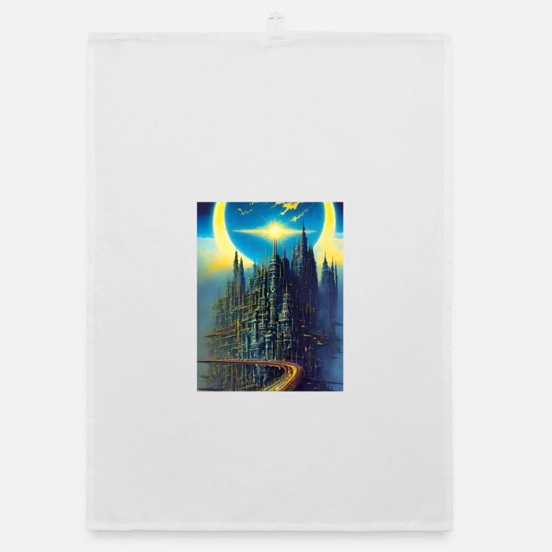 Starry sky Organic dish towel