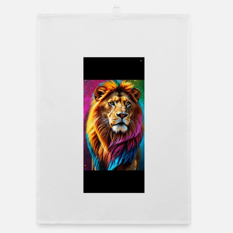 Rainbow Lion Organic dish towel