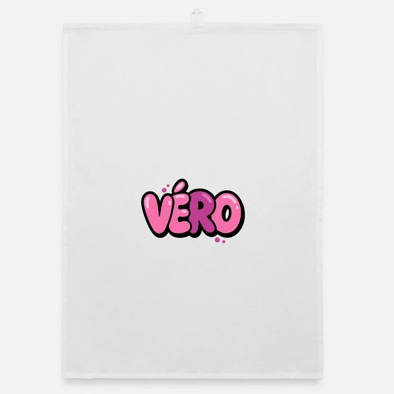 Graffiti Name Vero printable on everything! Organic dish towel