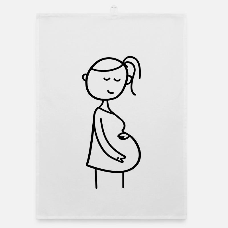 Schwangere Organic Geschirrtuch