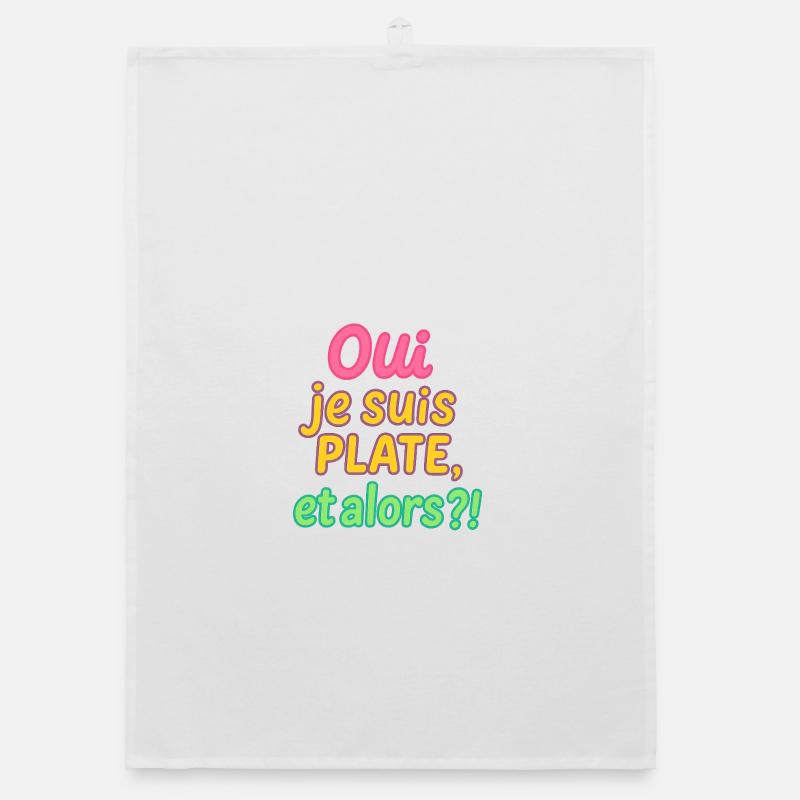 je_suis_plate Organic dish towel
