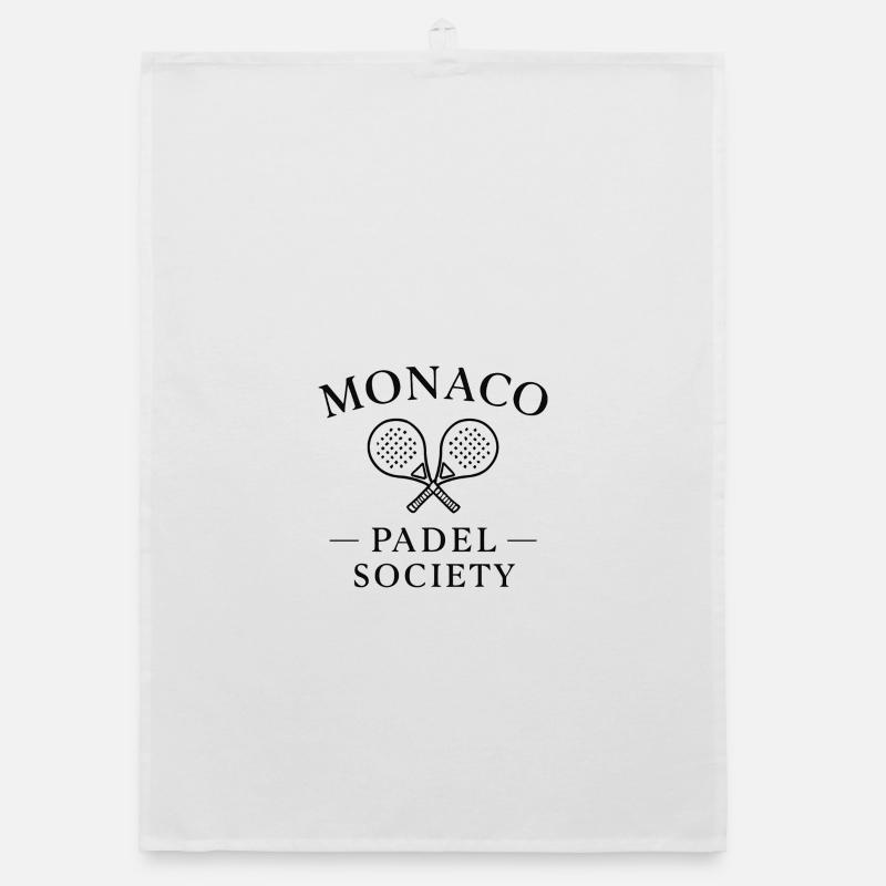 Logo de la Société de Padel de Monaco Torchon bio