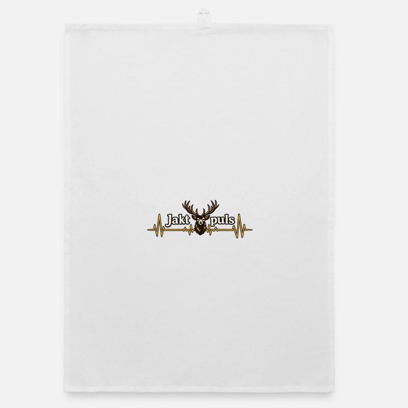 Hunting Pulse Heart Organic dish towel