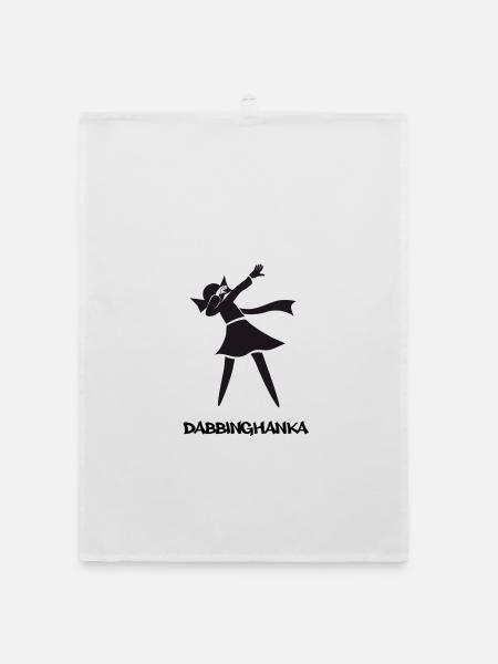DABBING HANKA - Organic Geschirrtuch - Weiß - Vorne