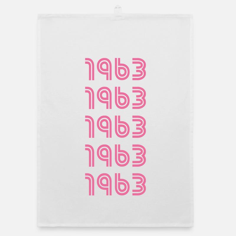 Year 1963 Organic dish towel