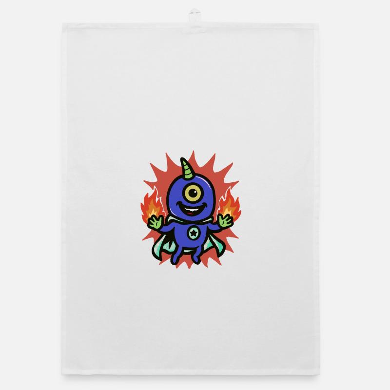 Héros du Feu Alien Borgne Torchon bio