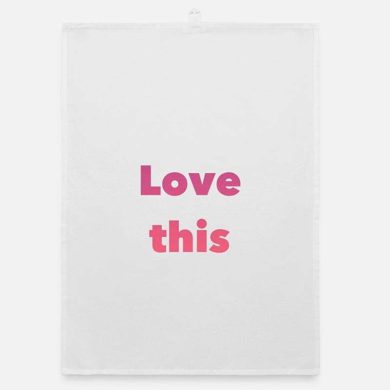 Love this gradient typography Organic dish towel