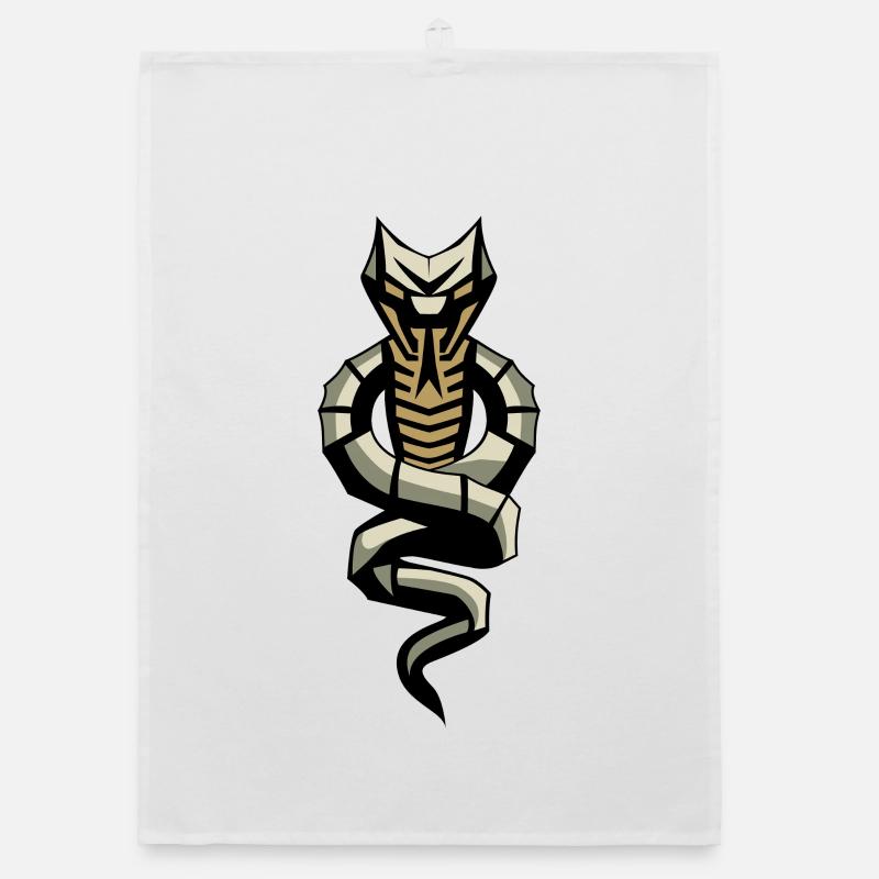 SNAKE LEVEL 3 Organic Geschirrtuch