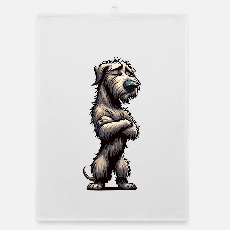 Irish Wolfhound Wolfhound Wolfhound Owner Wolfhound Fan Organic dish towel