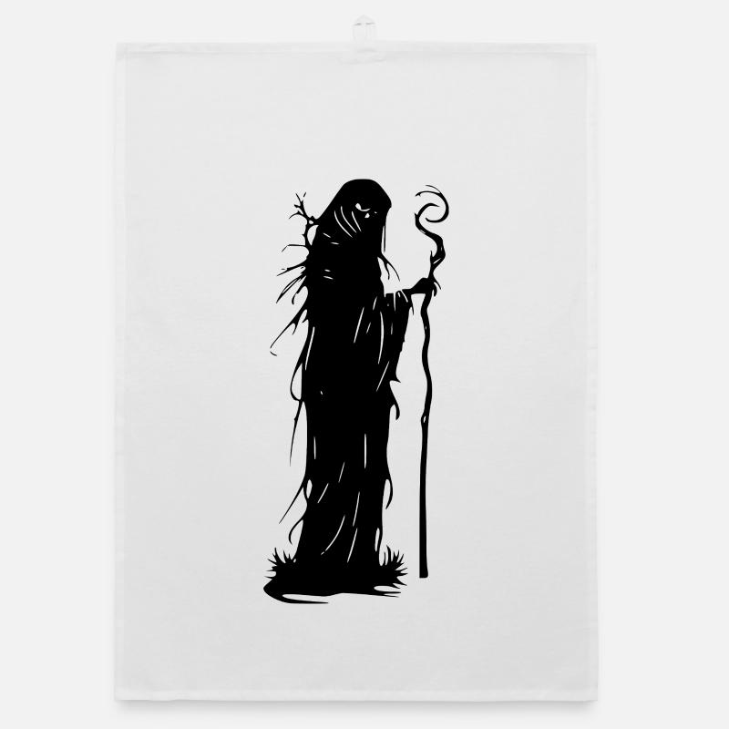 Banshee Silhouette Organic dish towel