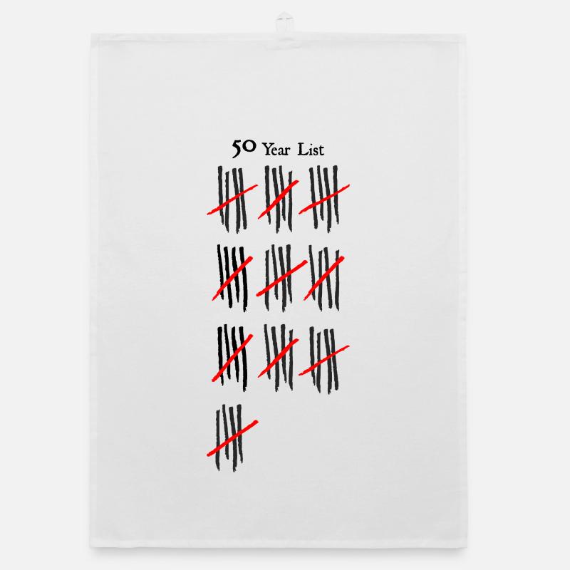 Abstract Red and Black Line Art Organic dish towel