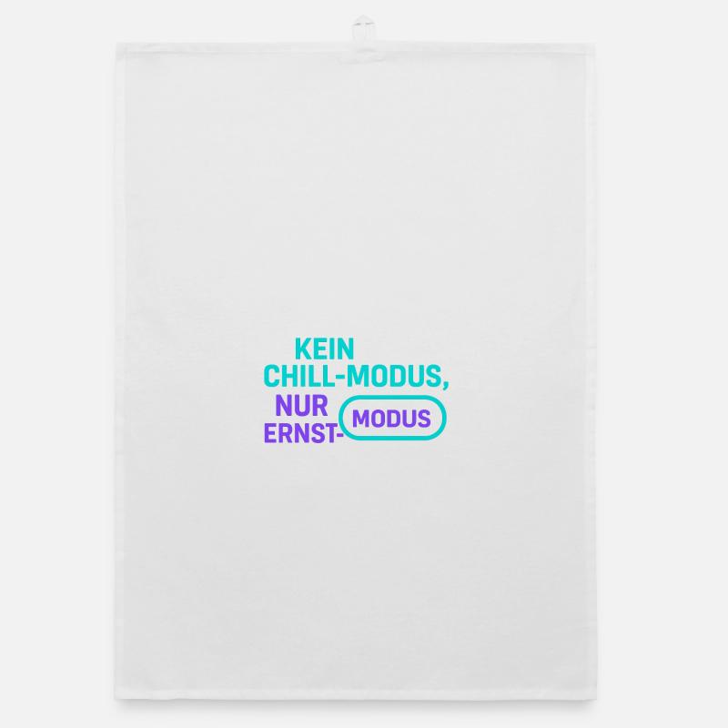 Ernst Mode ohne Chill - Organic Geschirrtuch - Weiß