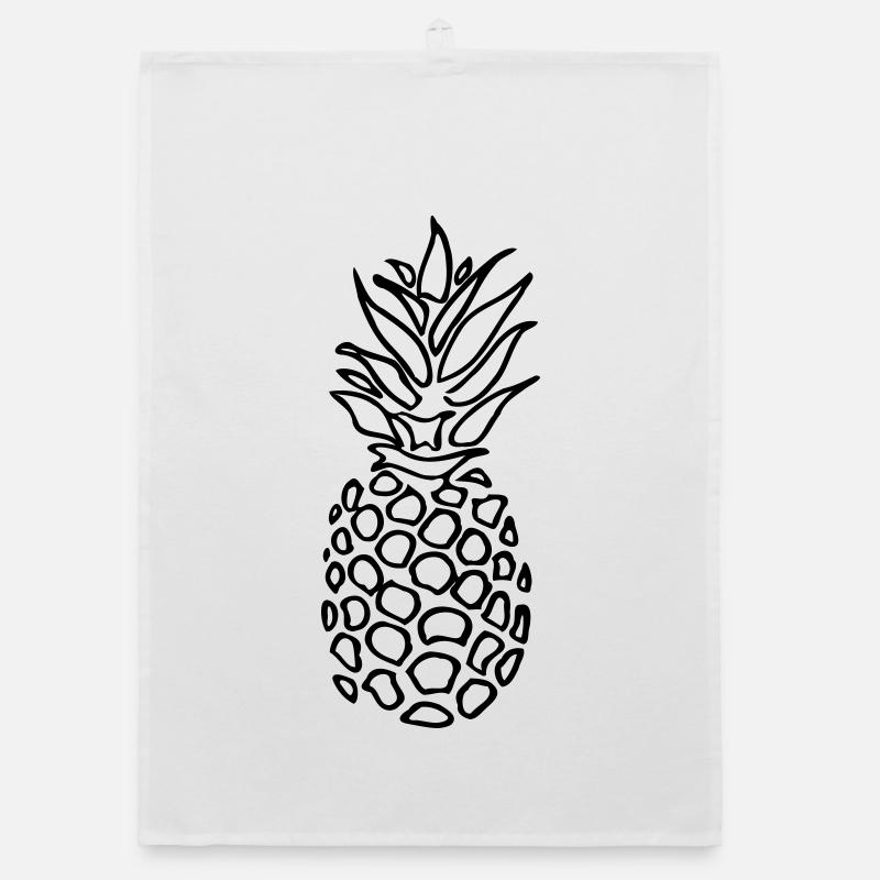 pineapple Organic dish towel