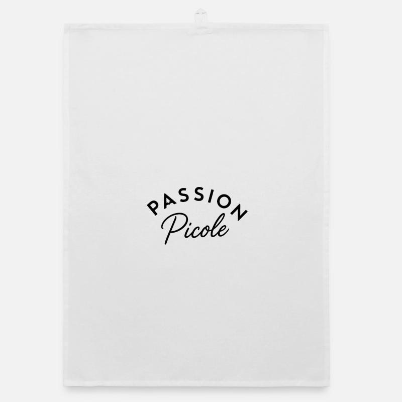 Passion picole – Design typographique humoristique Torchon bio